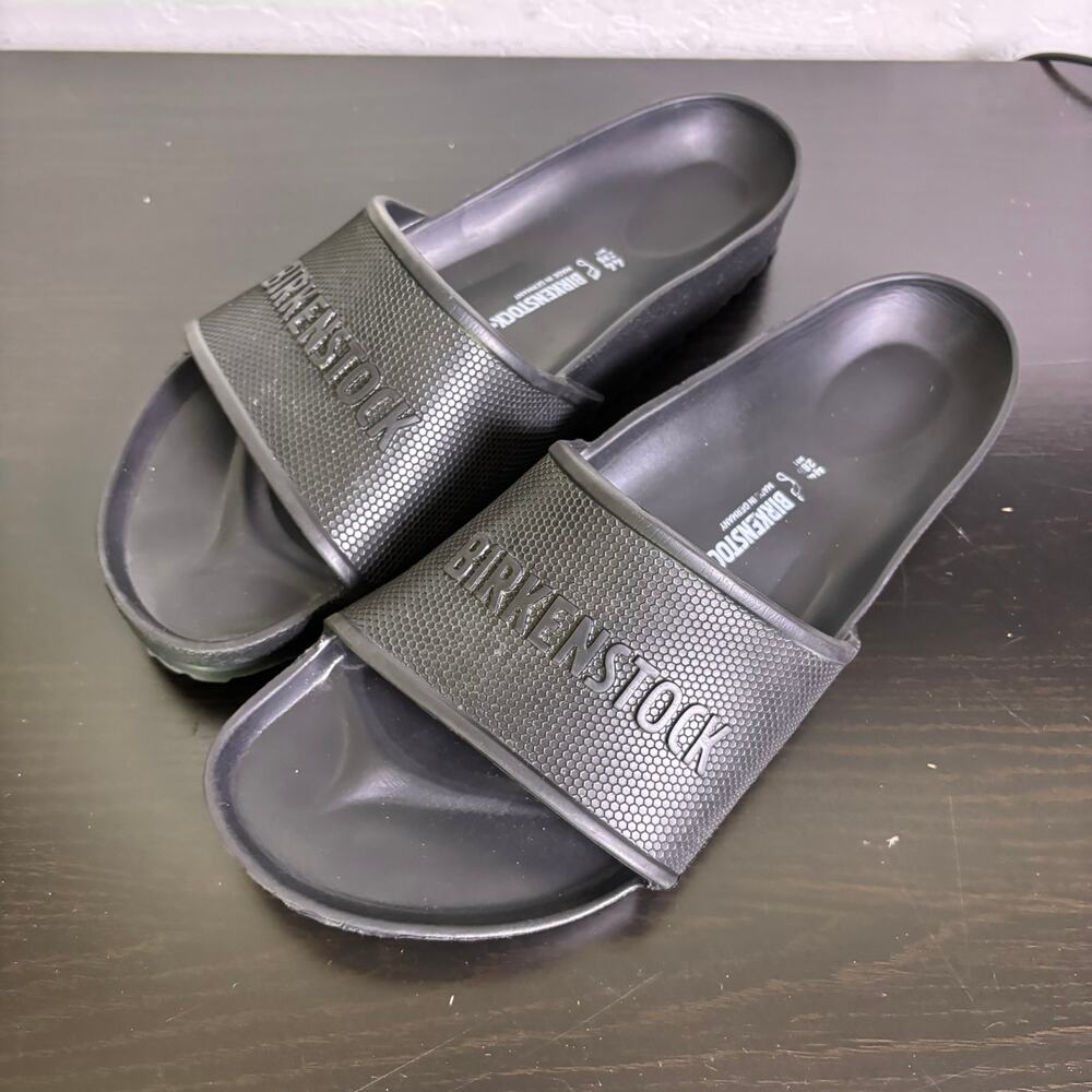 Birkenstock Barbados Eva slides black comfort supportive men’s sandals size 11